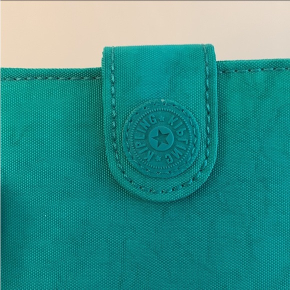 Kipling Turquoise Compact Wallet - Picture 7 of 13